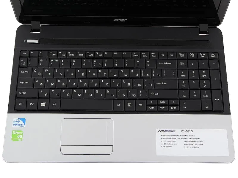 Настройка BIOS Acer Aspire E1-531