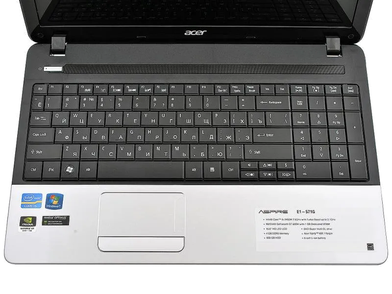 Настройка BIOS Acer Aspire E1-571G